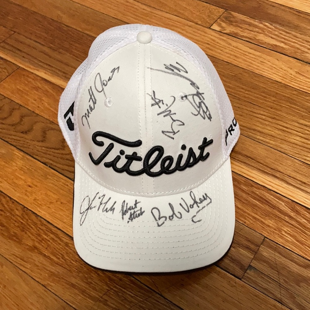 Signed Titleist hat/cap